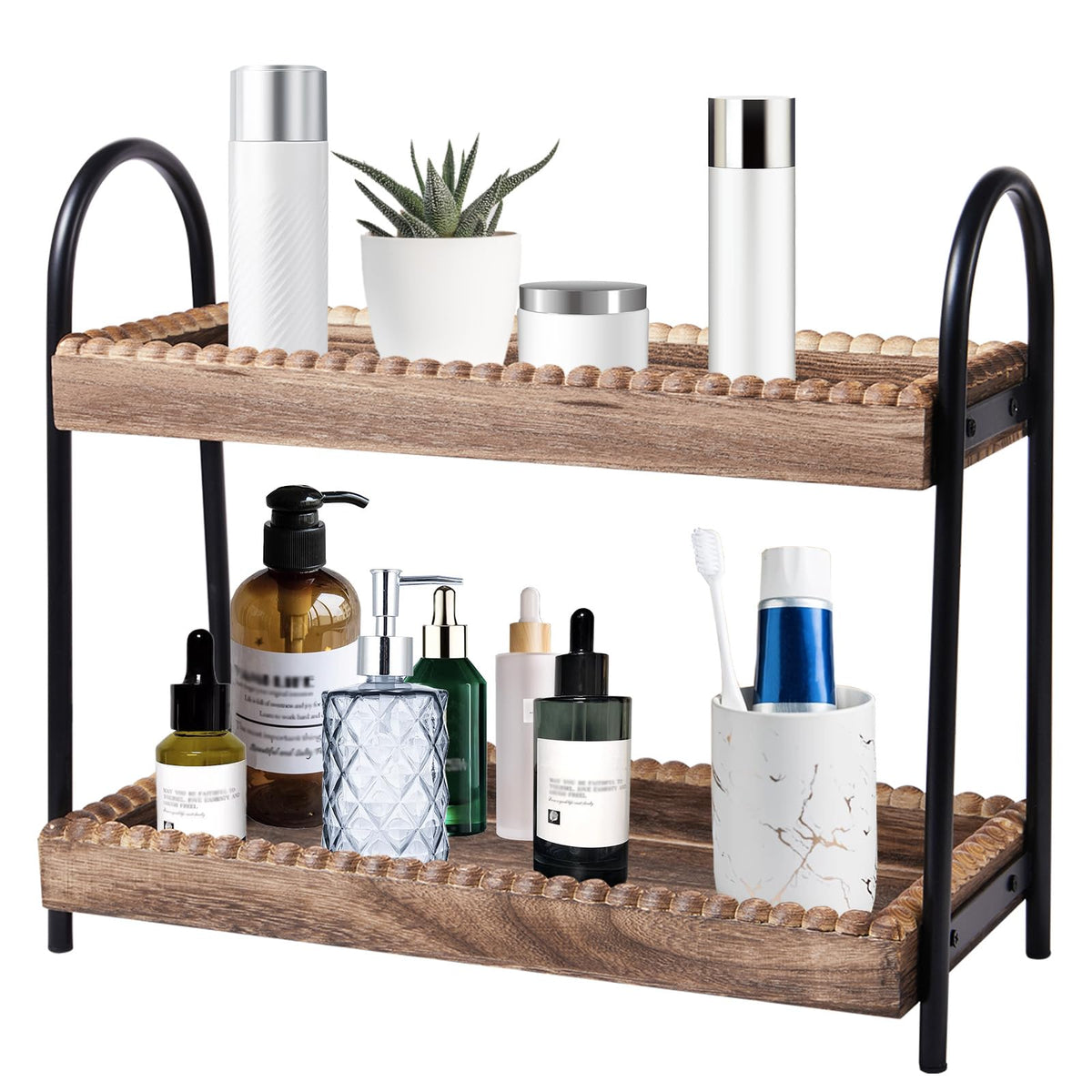 BDBDYEAY Bathroom Countertop Organizer, 2 Tier Vanit | All Products - Image 1