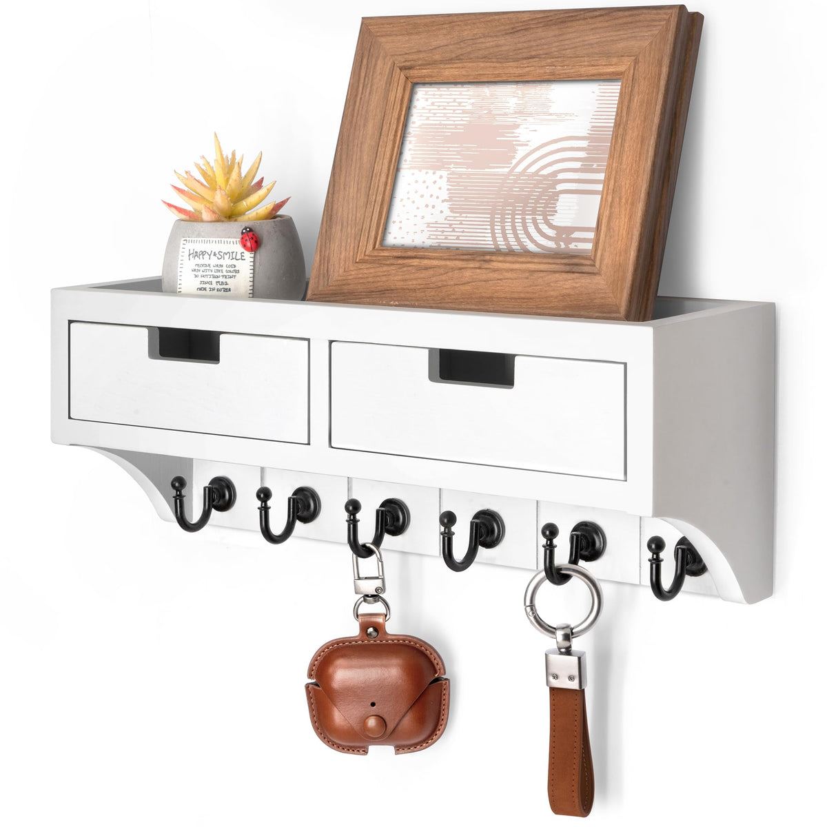 Rebee Vision Key Holder Wall Mount with Drawers for Apartment - Image 1