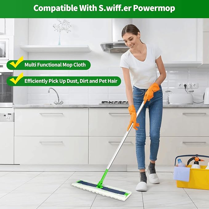 55 Count Heavy Duty Disposable Mop Refills, Heavy Duty Dry Sweeping Cloths for S.wiffer XL - Designed for Hard Surfaces, Convenient Single-Use Cleaning Pads