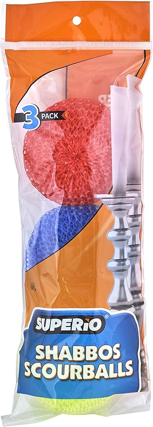 Nylon Scouring Pads-Dish Scrubber, for Dishes, Pots, and Stoves, Durable Mesh Scourers, for Tough Cleaning. Nylon Dish Scrubbers, Pack of 4, Assorted Colors, by Superio