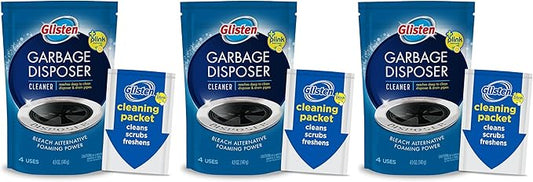 Glisten Disposer Care Foaming Cleaner, Lemon Scent, 12 Use (BND01728)
