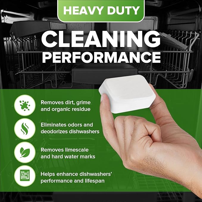 Renuv Coffee Maker Cleaner and Descaler and Dishwasher Cleaner Bundle