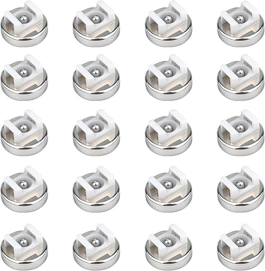 Magnetic Cable Zip Tie Mounts 18 lbs Cable Holders 18 lbs Pull Force Wire Management (25mm 20 Pcs)