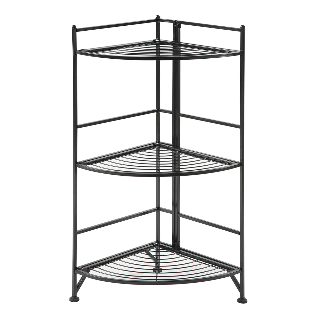 Convenience Concepts Xtra Storage 3 Tier Folding Metal Corner - Image 1