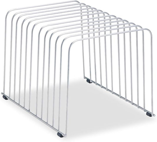 Fellowes Desktop Organizer, 11 Sections, 9" x 11.375" x 8", Wire, Silver (72012) | (72012)