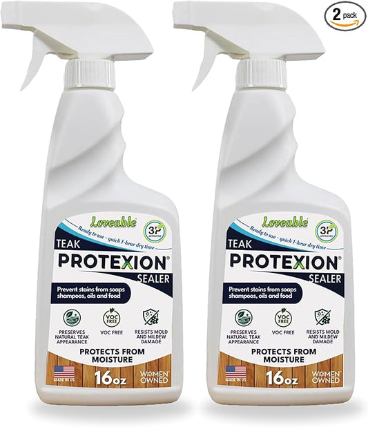 EcoDecors Loveable 16oz Teak Protexion Sealer Spray - 2 Pack