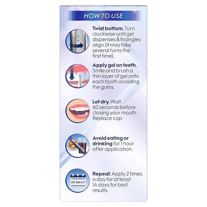 Crest 3DWhite Teeth Whitening Pen – Easy to Use,Erases Surface Stains – Up to 75 Uses per Pen-– Convenient,On-The-Go Teeth Whitening Solution,(Pack of 8)