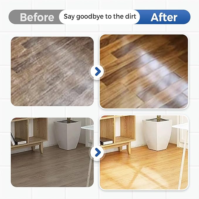 5 in 1 Floor Cleaner, 2026 New 5 in 1 Fragrance Cleaning Care Solution, Dual-Action Stain and Odor Remover for Hardwood Floors, Natural Shine for Mopping Home Kitchen Bathroom (2 Pcs)