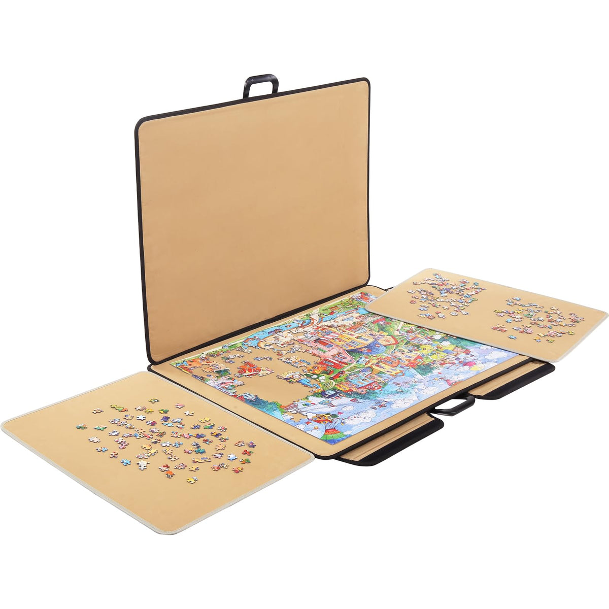 1000 Piece Portable Jigsaw Puzzle Board with Cover | Home Organization - Image 1