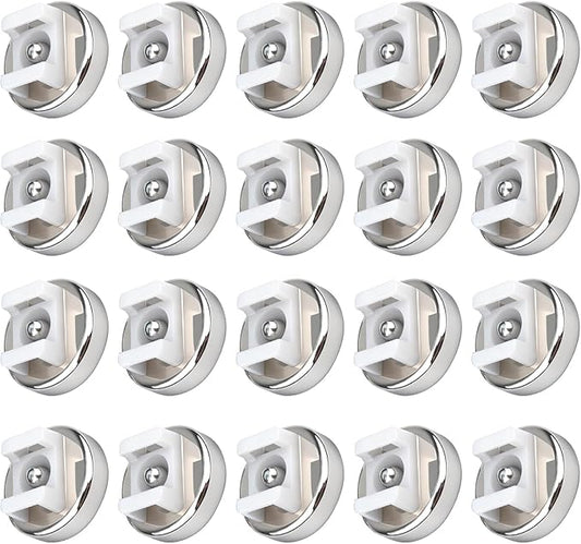 Magnetic Cable Zip Tie Mounts 18 lbs Cable Holders 18 lbs Pull Force Wire Management (20mm 20Pcs)