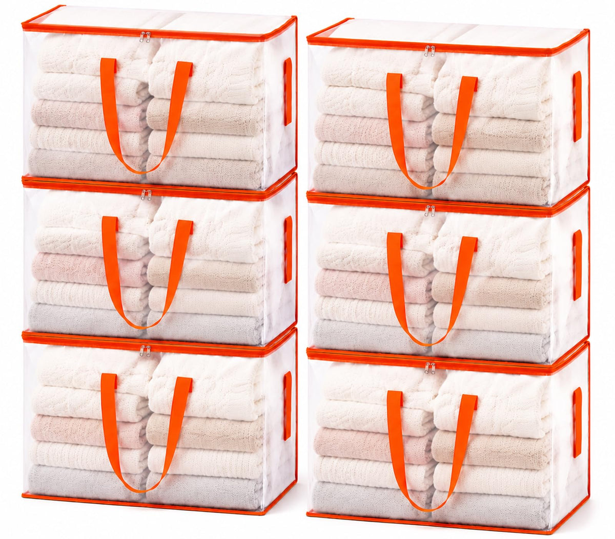 KYODOLED 6-Pack Clear Moving Bags Heavy Duty Extra L | All Products - Image 1