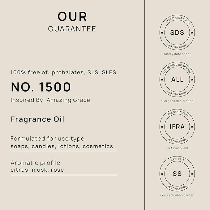 VINEVIDA [16oz] (Our Version of) Amazing Grace Fragrance Oil - Made in USA Scents - Natural Fragrance Oil