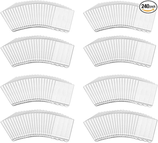 240-Pairs(480 Strips) Medium Picture Hanging Strips Heavy Duty, Removable Hook and Loop Tape, Waterproof Adhesive Strips for Frame Hanging