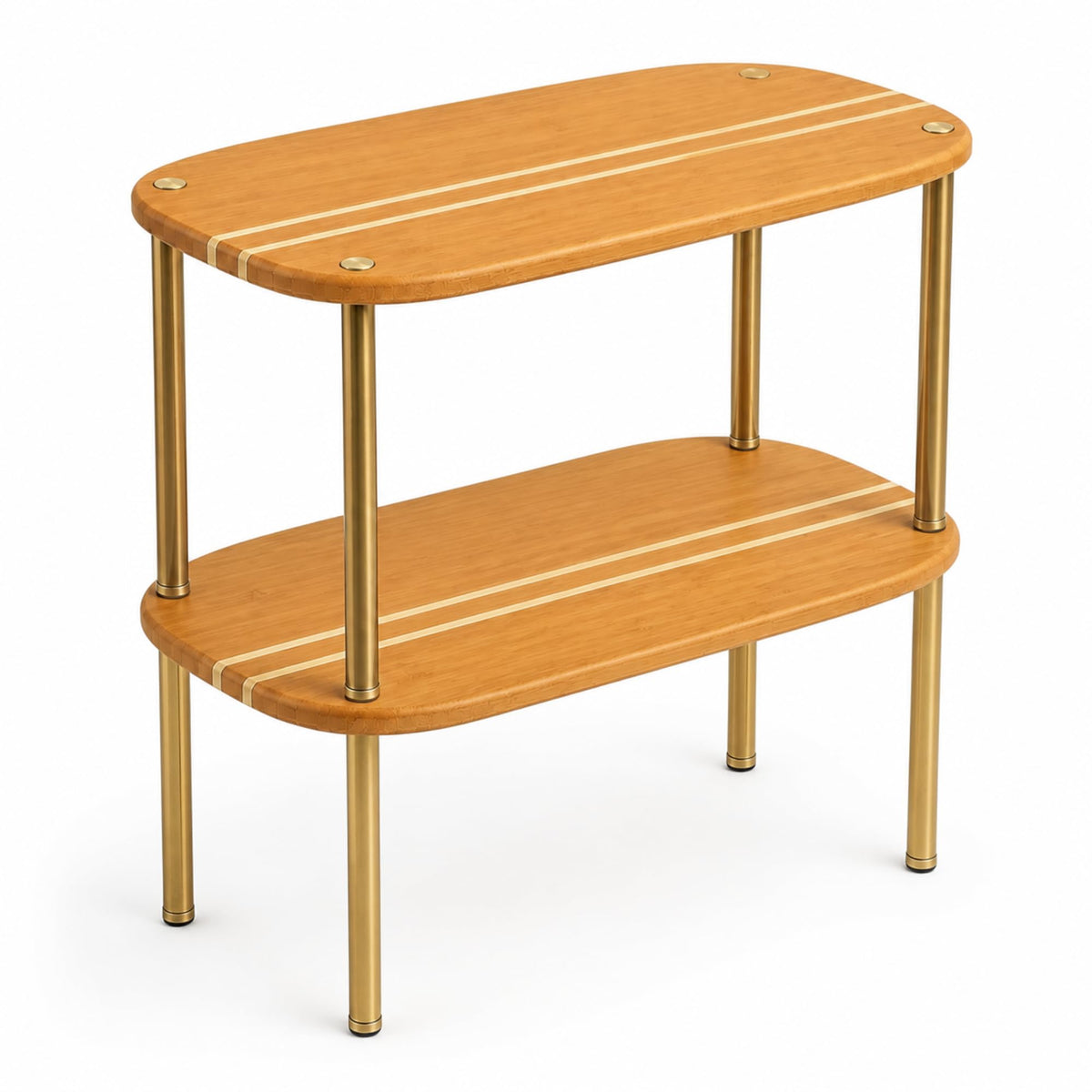 Ibyx Stackable Shelves Organizer for Kitchen, Set of 2 - Image 1