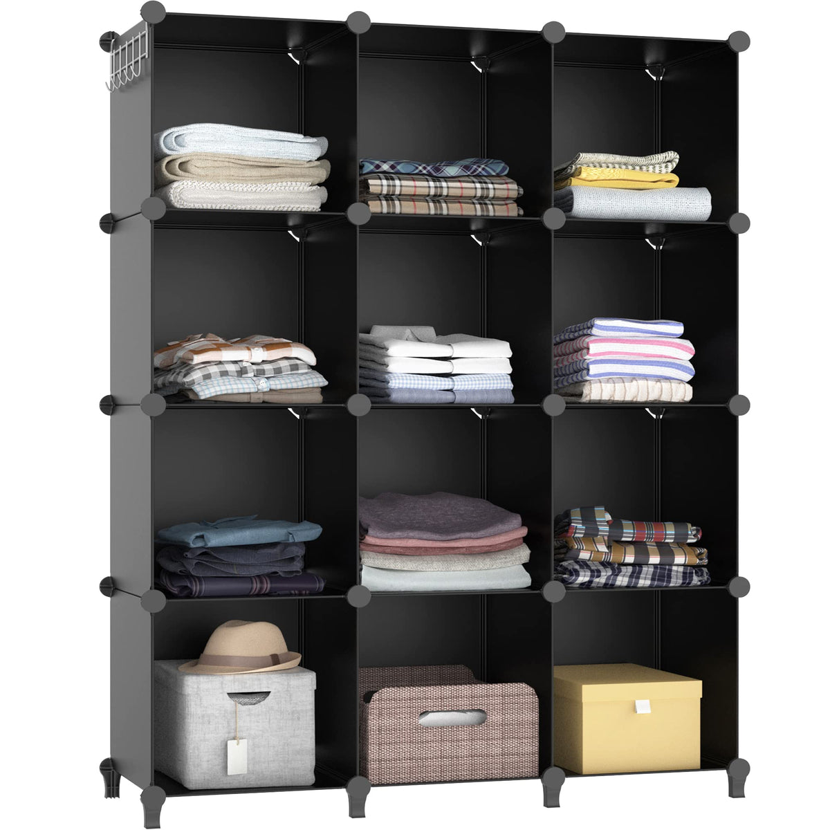 HOMIDEC Closet Organizers and Storage, 12 Cube Storage Organizer - Image 1