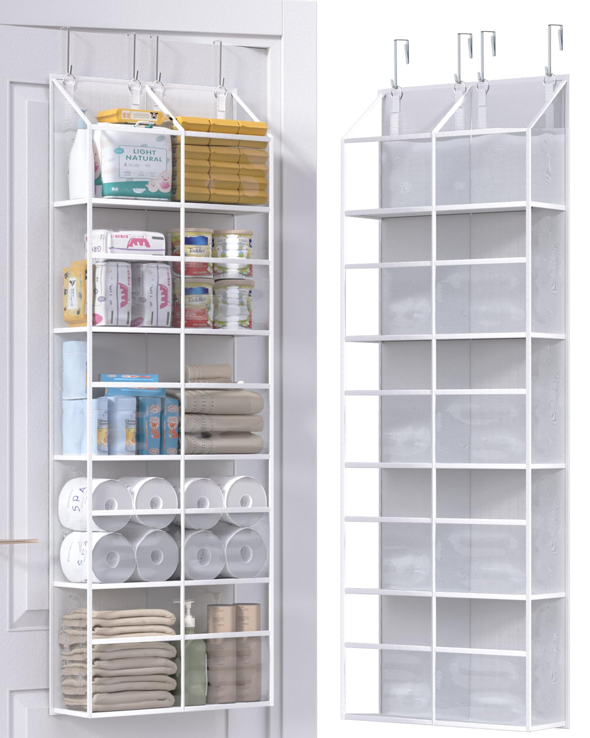 Clear Over Door Organizer, Extra Large Behind Door S | All Products - Image 1