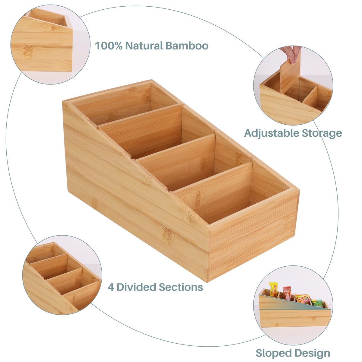 YouCopia ShelfBin Packet Organizer, 4-Tier Stairstep | All Products - Image 160