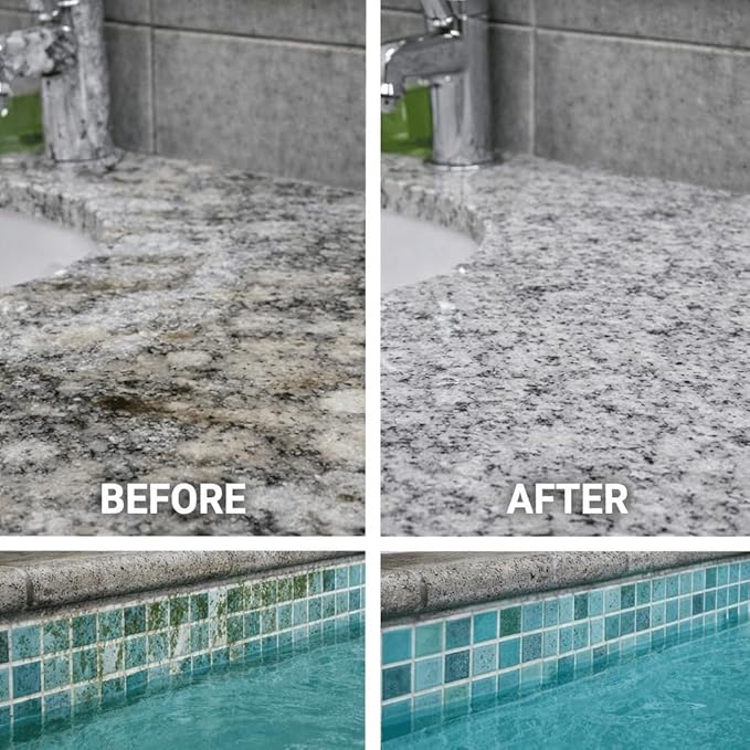 Wellproof Hard Water Stain Remover - 3X Nanotech Deep Cleaner | Eliminates Limescale, Soap Scum, Calcium, Rust At Source - No Bleach, No Chemical Fumes - Safe for Family Homes, Washable Hard Surfaces