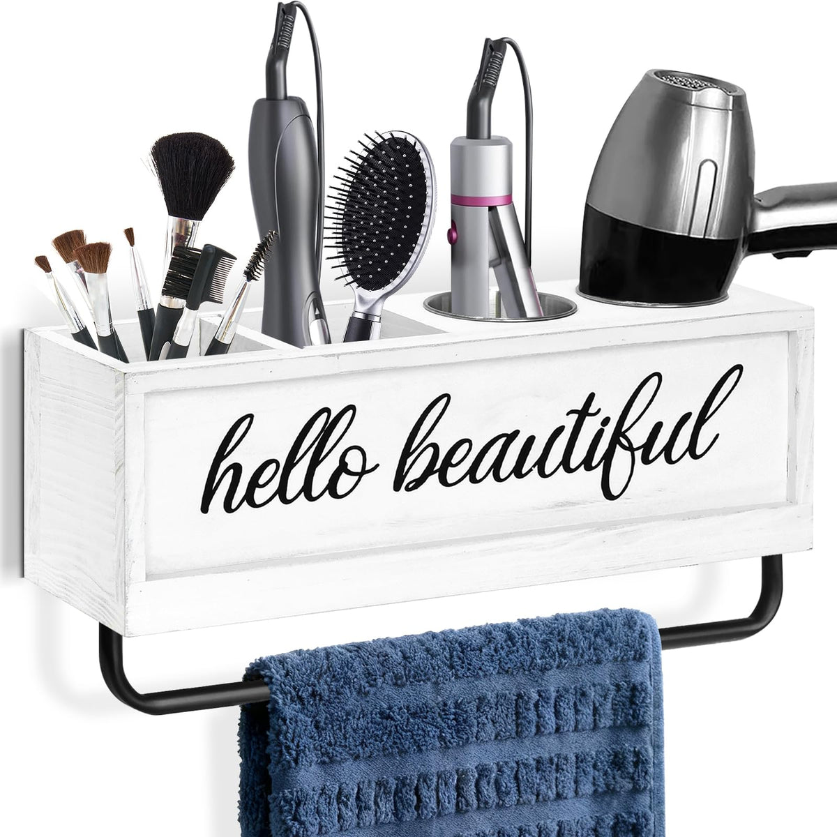 Hair Dryer Holder Wall Mounted, Hair Tools and Styling - Image 1