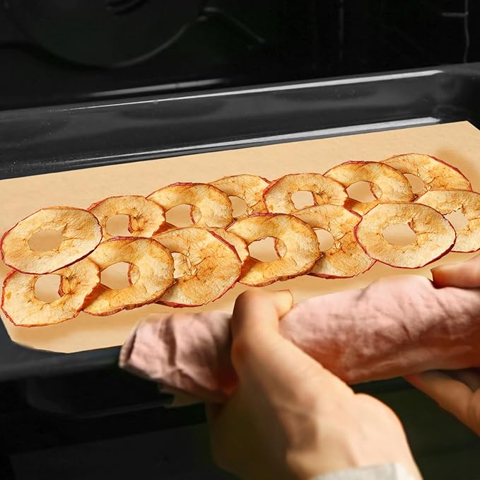 200 PCS Freeze Dryer Tray Mats for Harvest Right Freeze Dryer Trays, Non-Stick Baking Mats One-Off Parchment Paper Compatible with Harvest Right Freeze Dryer Trays (Medium - 17" x 6.8")