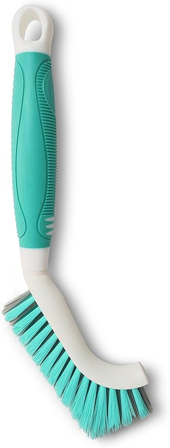 Fuller Brush Tile and Grout Brush with Comfort Grip – Heavy-Duty Scrub Brush for Deep Cleaning Tile, Grout & Corners – Non-Slip Rubber Grip (for Tile & Grout)