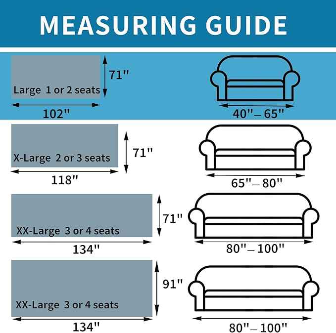 HAOMAIJIA Non Slip Couch Cover Sofa Covers for 2 Cushion Couch Washable sectional Couch Covers for Dogs pet Furniture Protector Couch Cover Blanket for Living Room (CQ-Khaki/Grey, 71"x102")