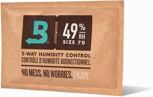 Boveda 49% Two-Way Humidity Control Packs for Music – Single Standard Size – For Wooden Instrument Cases – Humidifier Pack Prevents Cracking & Warping – Individually Wrapped Guitar Humidifiers