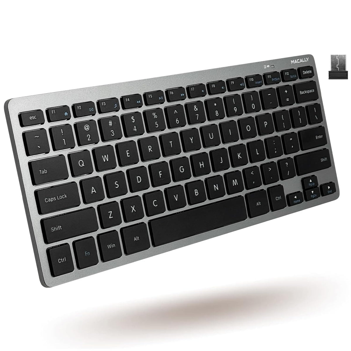 Macally Small Wireless Keyboard - Image 1