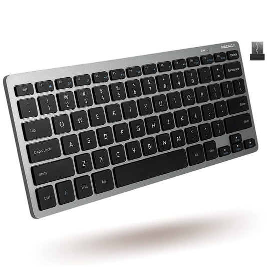 Macally Small Wireless Keyboard - Image 1