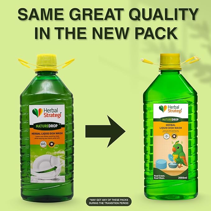 STRATEGI Herbal Liquid Dish Wash Refill (2 L)