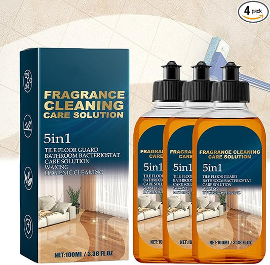 2026 New 5 In 1 Floor Cleaner, Fast-Drying Fragrance Cleaning Care Solution, Multi-Surface Floor Cleaner Stain & Odor Remover Floors Cleaners, Restore Hardwood Floors Shine (3Pcs)