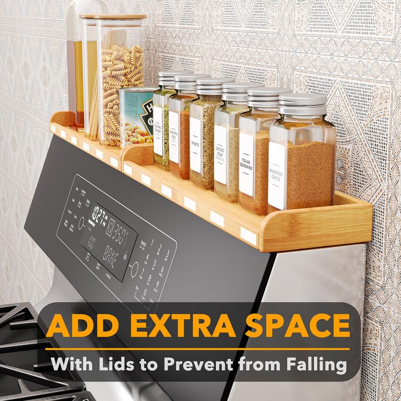 SpaceAid 30" Wide Kitchen Shelf Organizer for Stove, - Image 4
