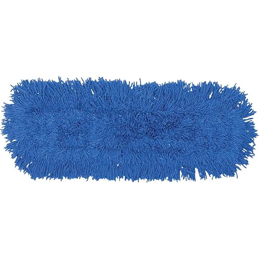 Rubbermaid Commercial Twisted Loop Synthetic-Dust Mop, 36-Inch Length x 5-Inch Width, Blue, Heavy Duty Mop for Floor Cleaning Office/School/Stadium/Bathroom