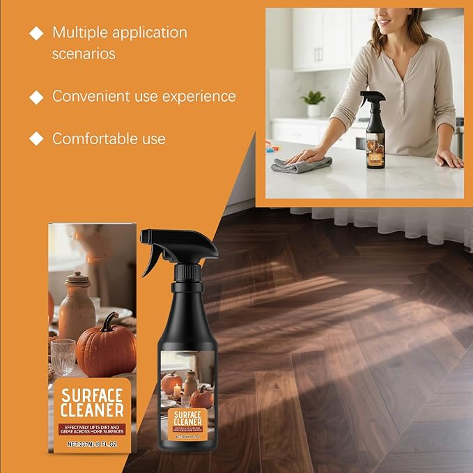 Long-Lasting Multi-Surface Cleaner,All-Purpose Household Cleaners,Deep Clean & Protective Shine For Kitchen Counters, Stainless Steel, Bathroom Tiles And So On (2PC)
