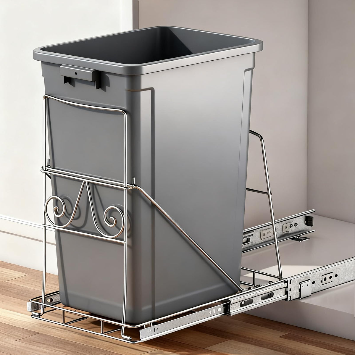 Pull Out Trash Can Under Cabinet for 7–11 Gallons Trash - Image 1
