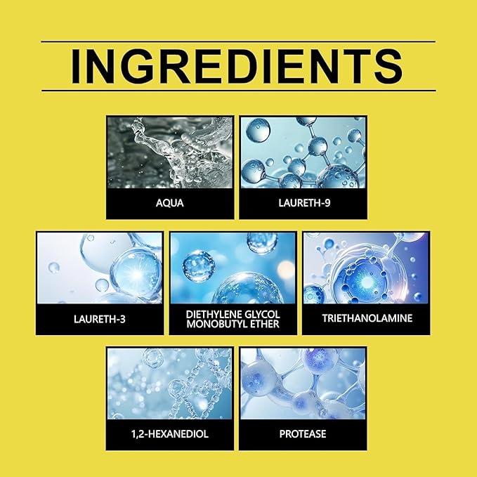 Power Spray，Multi-Purpose Stain Remover, Heavy-Duty All-Surface Cleaner Quick-Acting Formula Removes Water Stains Yellowing & Stubborn Residues