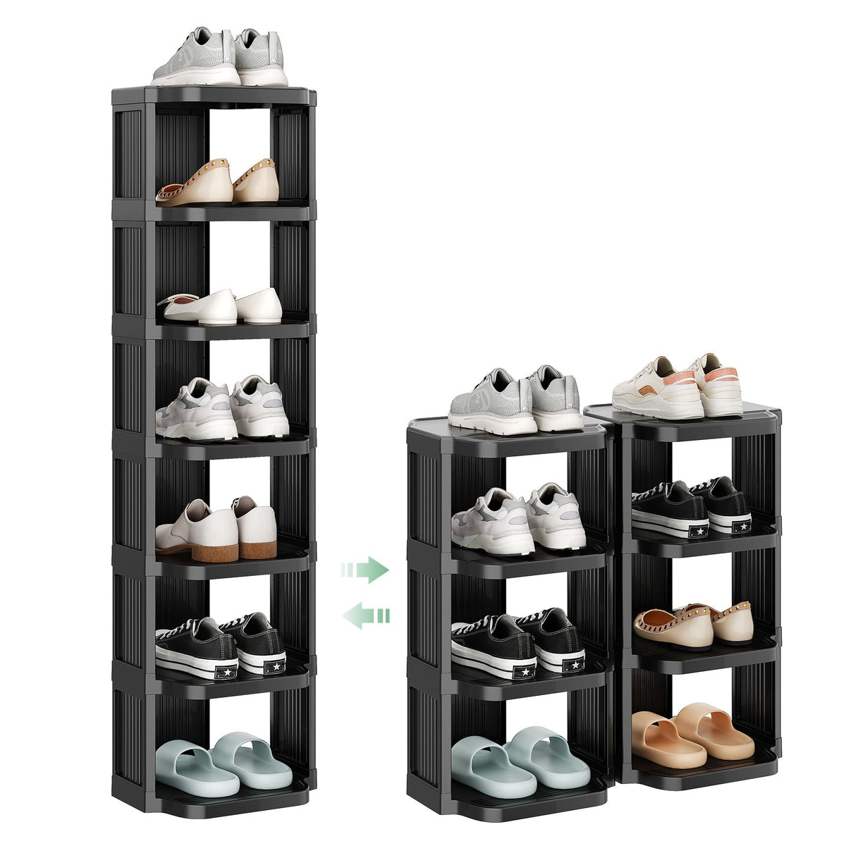 Kitstorack 8-Tier Vertical Plastic Shoe Rack, Freest | All Products - Image 1