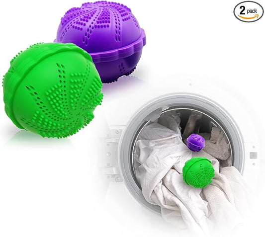2PACK Laundry Balls Set Washer Ball for Super Washing Machine Laundry Ball Eco Friendly
