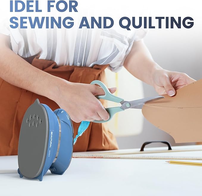BEAUTURAL Fabric Shaver and Travel Mini Steam Iron