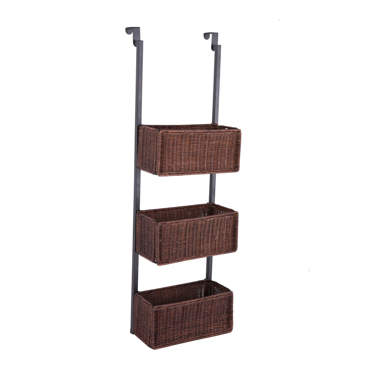 SEI Furniture Cortovo Over-The-Door 3-Tier Basket Storage - Image 1