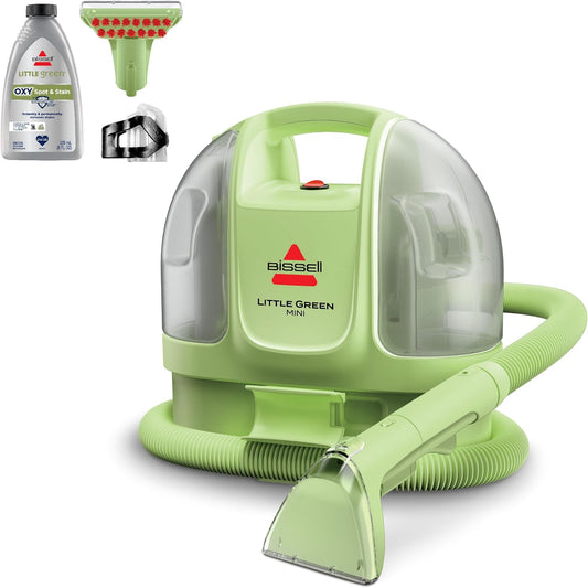 BISSELL Little Green Mini Portable Carpet Cleaner – HydroRinse Self-Cleaning Deep Cleaner for Pet Stains (4075) | Fixory911