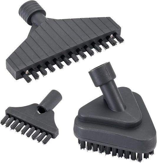 Wagner 3 Accessory Attachment Brush Kit, Includes Small and Large Grout Brush and Soft Bristled Triangle Brush Compatible with 905e, 915e and 925e Steamers