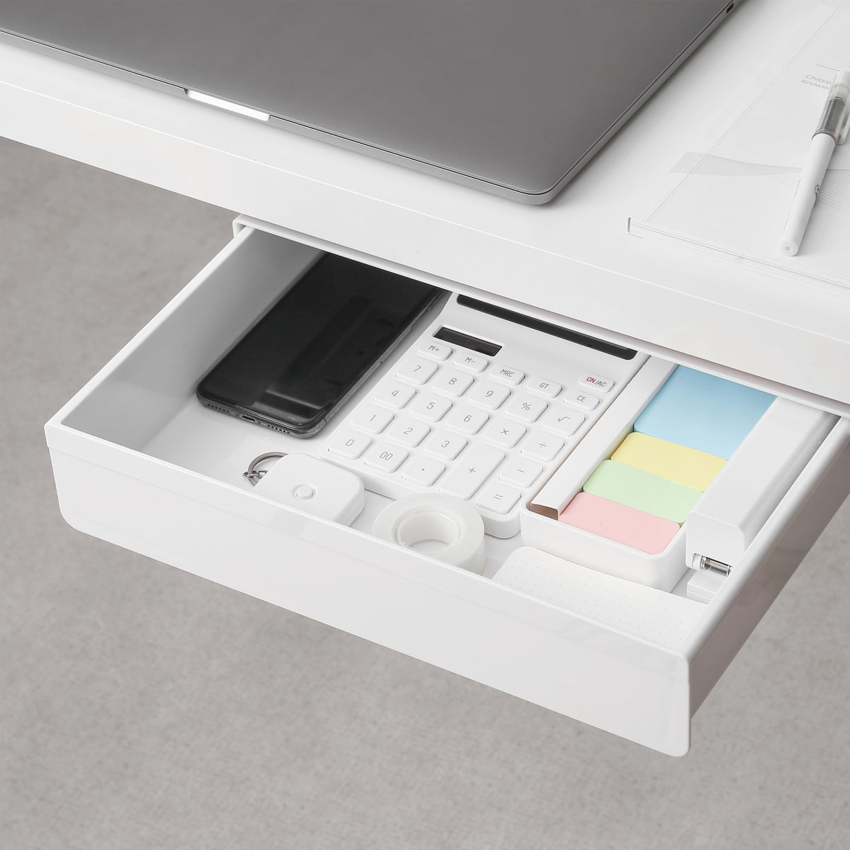 Under Desk Drawer - Super Large Under Table Hidden Drawer Desk - Image 1