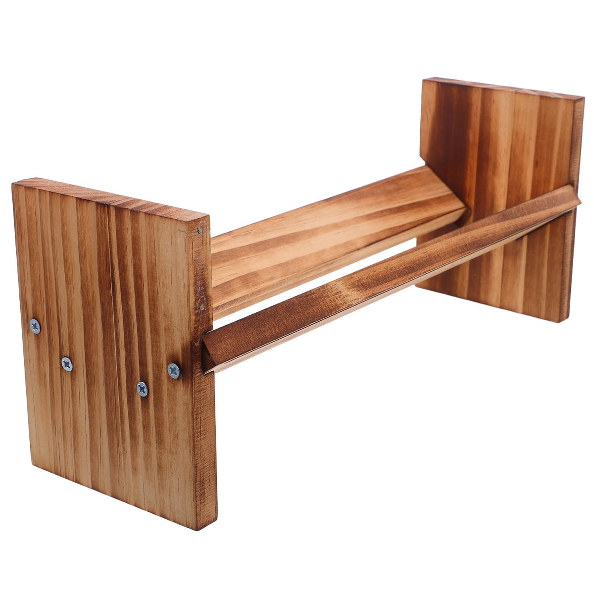 Homoyoyo Wooden Ribbon Dispenser Rack for Craft Rolls - Image 1