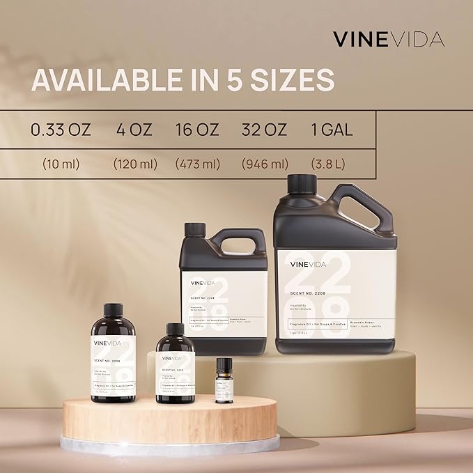 VINEVIDA [0.33oz] Endless Weekend Fragrance Oil for Candle Making and Soap Making - Premium Candle Scents for Soy Candles