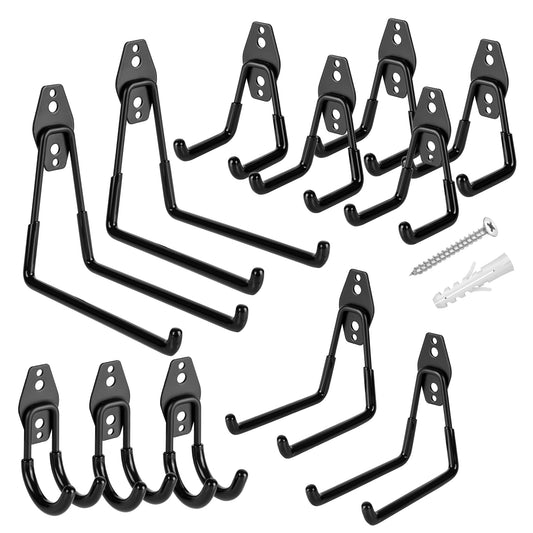 RECAPS 12 Pack Heavy Duty Garage Hooks, Garage Storage - Image 1