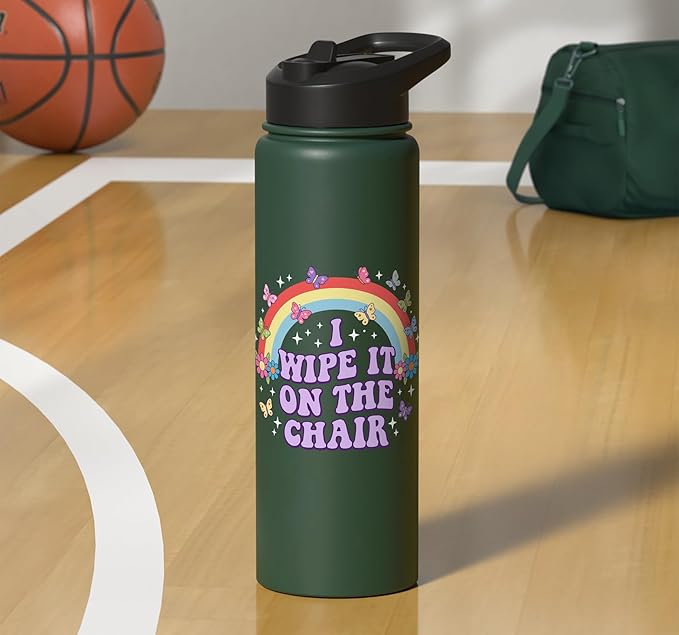 Rainbow Stainless Steel Insulated Water Bottle