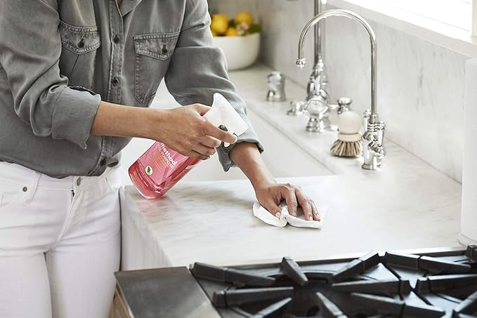 Method All-Purpose Cleaner, Pink Grapefruit, Plant-Based and Biodegradable Formula Perfect for Most Counters, Tiles, Stone, and More, spray bottle,28 oz (Pack of 2)