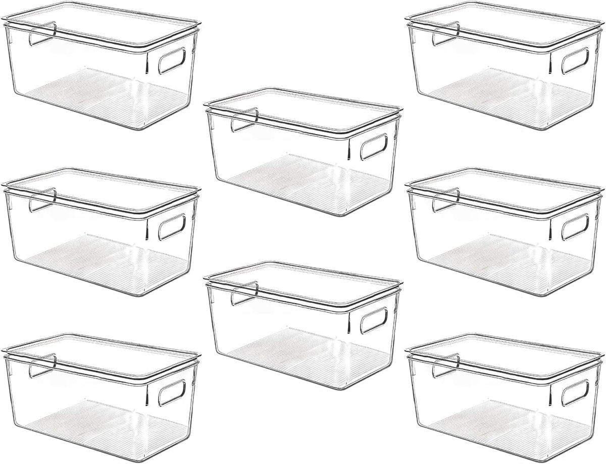 Clear Plastic Storage Bins with Lids, Perfect for Ki | All Products - Image 1