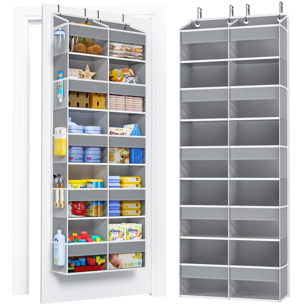 PureSpace 5-Tier Over the Door Organizer, 10 Side Me | All Products - Image 1